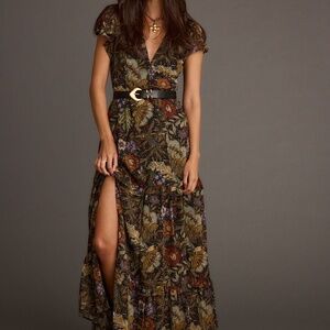 NWT 12th Tribe Sundance Floral Paisley Maxi Dress Size XS